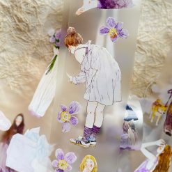 DingDing Kiss-cut PET Tape 47 - A Touch of Purple