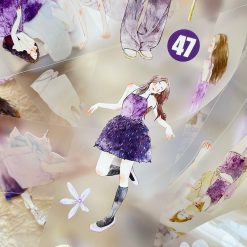 DingDing Kiss-cut PET Tape 47 - A Touch of Purple