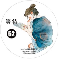 DingDing Kiss-cut PET Tape 52