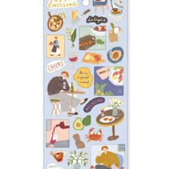 Mind Wave Just Chilling Stickers (6 designs)