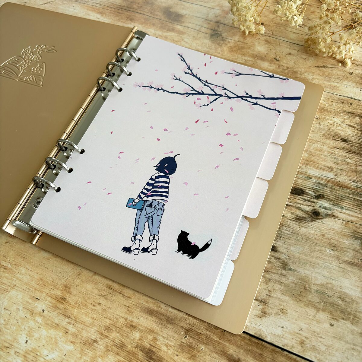Miso Paper A5 Ring Binder Dividers Set