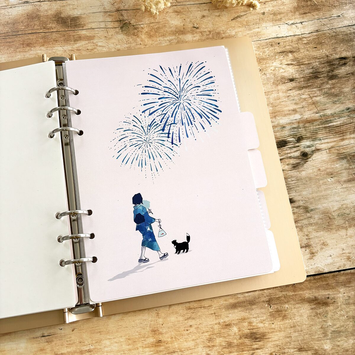 Miso Paper A5 Ring Binder Dividers Set