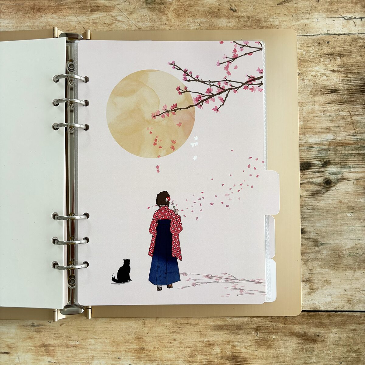 Miso Paper A5 Ring Binder Dividers Set