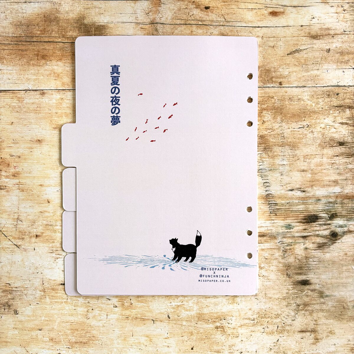 Miso Paper A5 Ring Binder Divider Set - Image 11