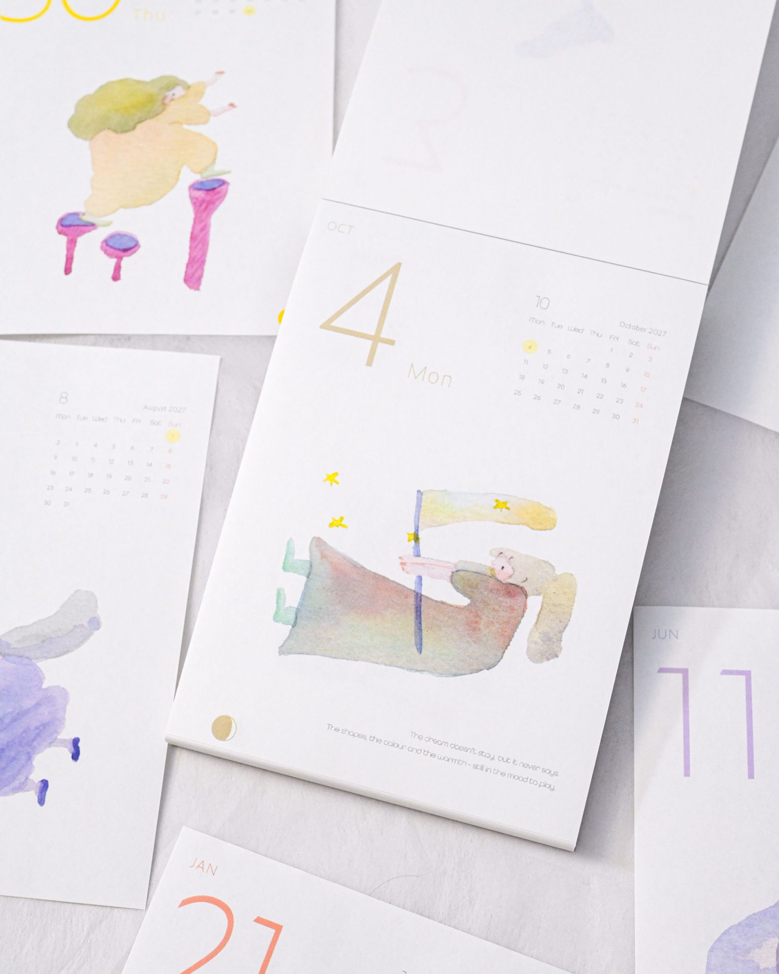 Dodolulu 2027 365 Day-to-Day Desk Calendar — gallery