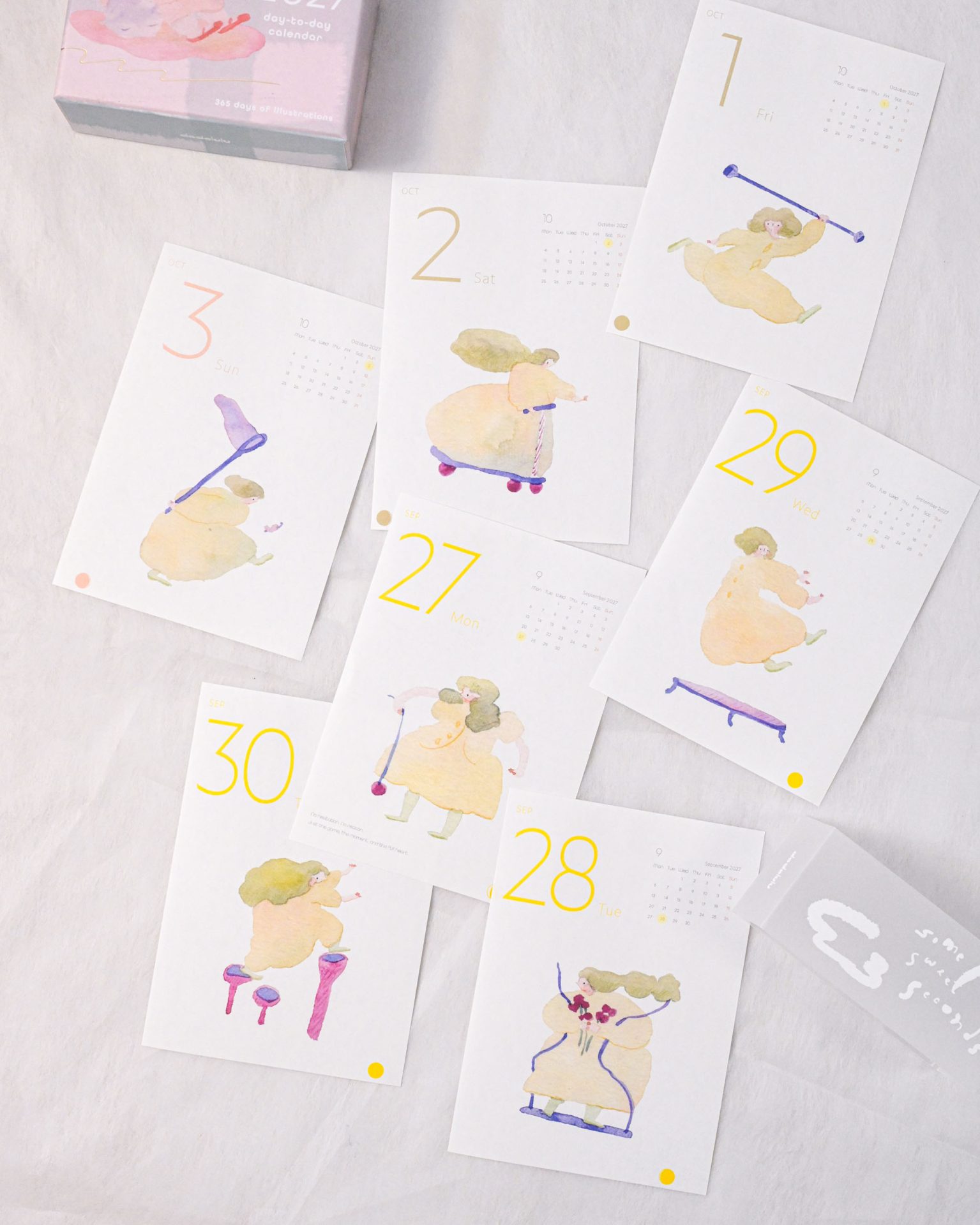 Dodolulu 2027 365 Day-to-Day Desk Calendar — gallery