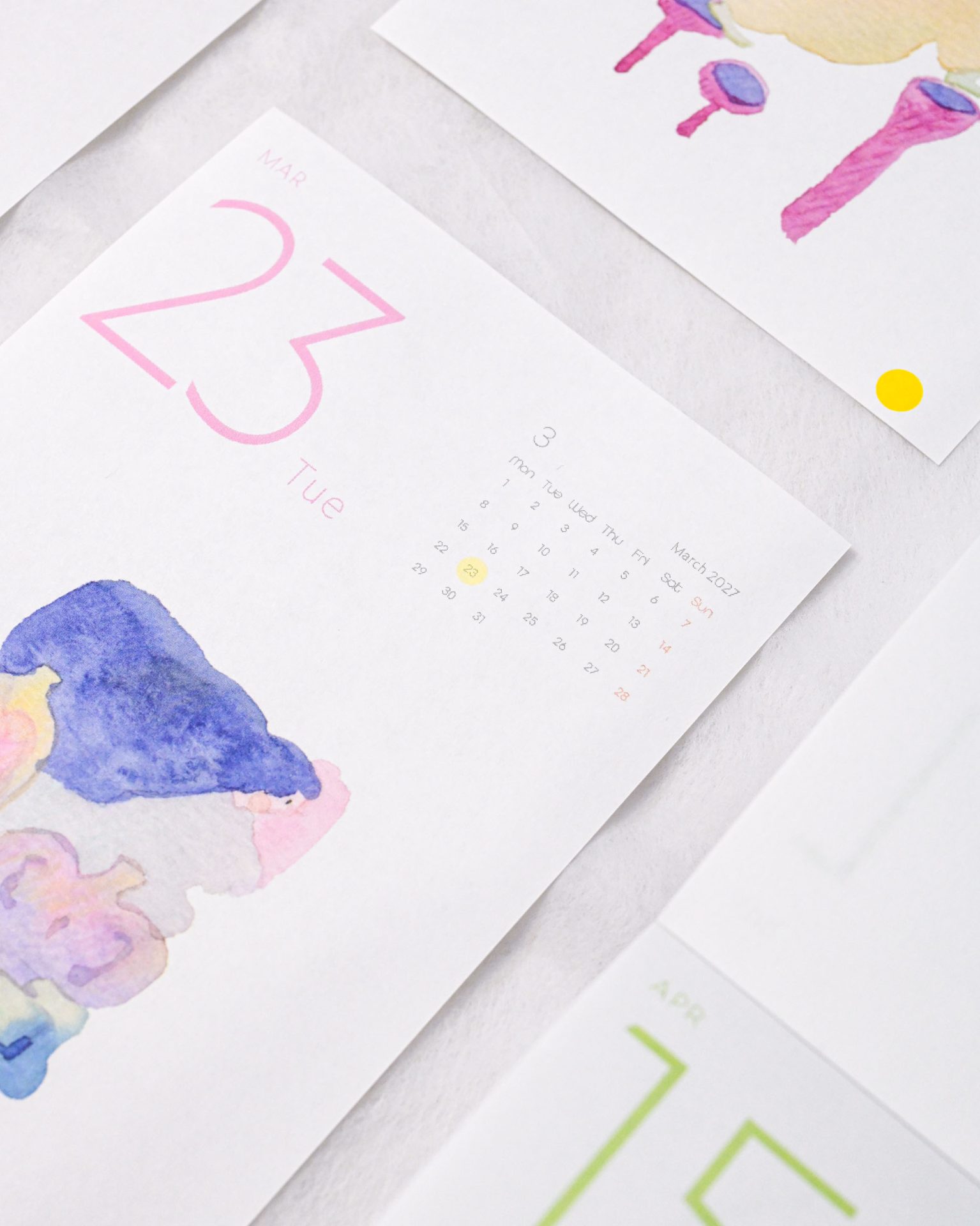 Dodolulu 2027 365 Day-to-Day Desk Calendar — gallery