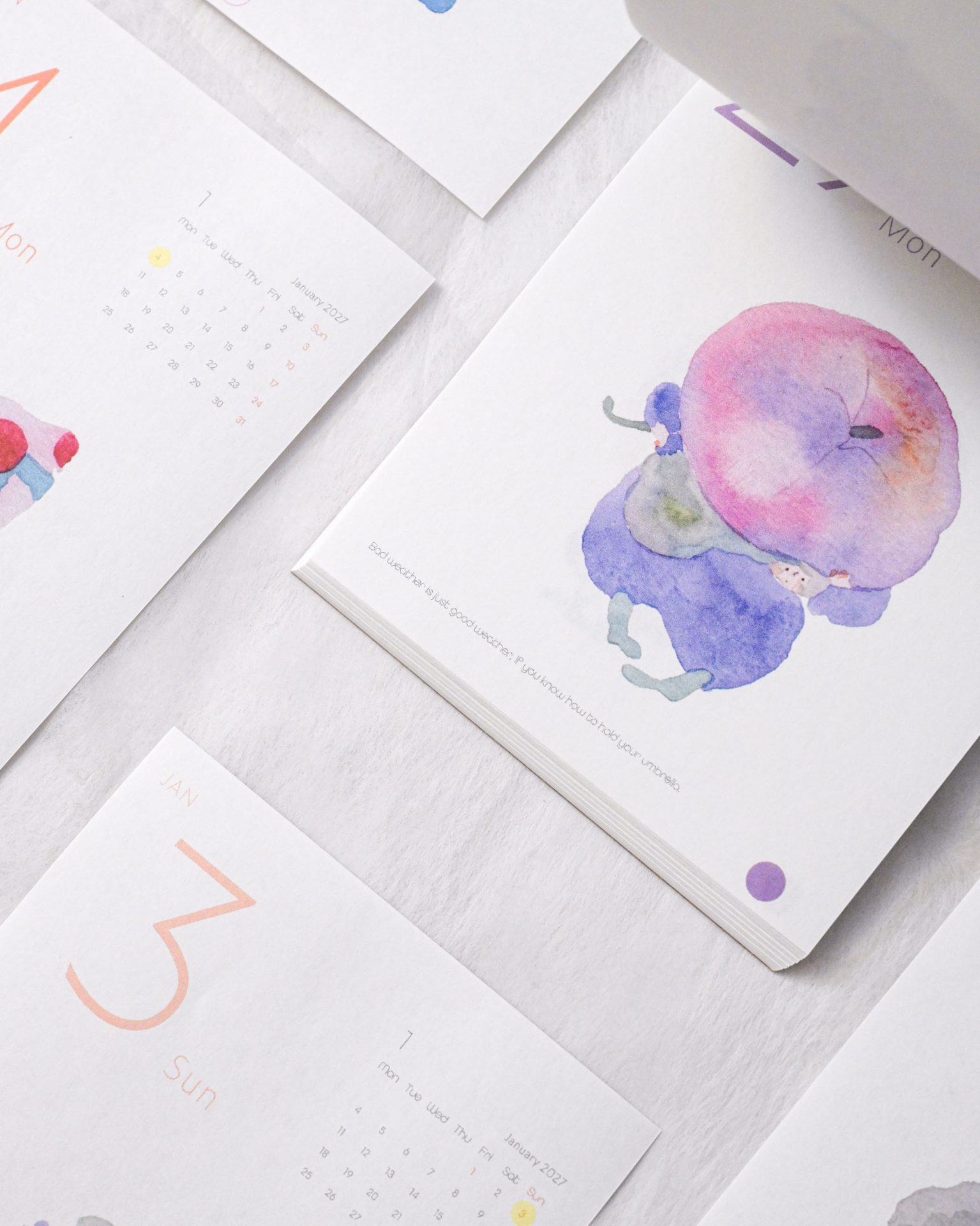 Dodolulu 2027 365 Day-to-Day Desk Calendar — gallery