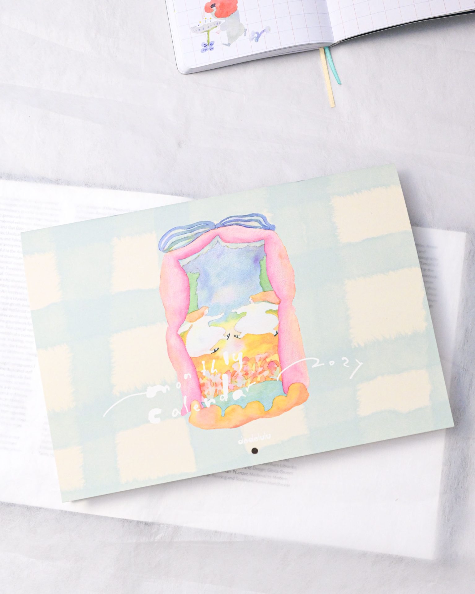 Dodolulu 2027 A4 Monthly Wall Calendar