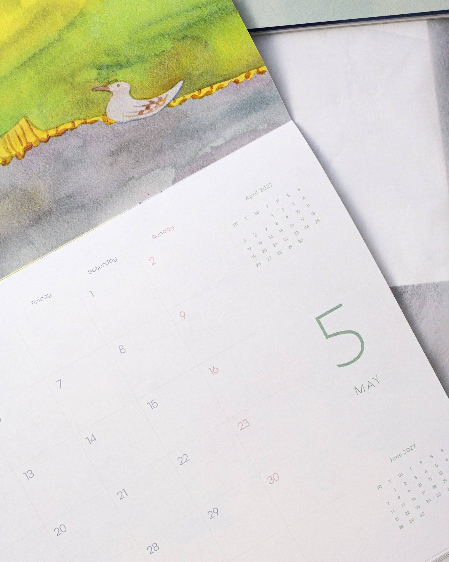 Dodolulu 2027 A4 Monthly Wall Calendar — gallery