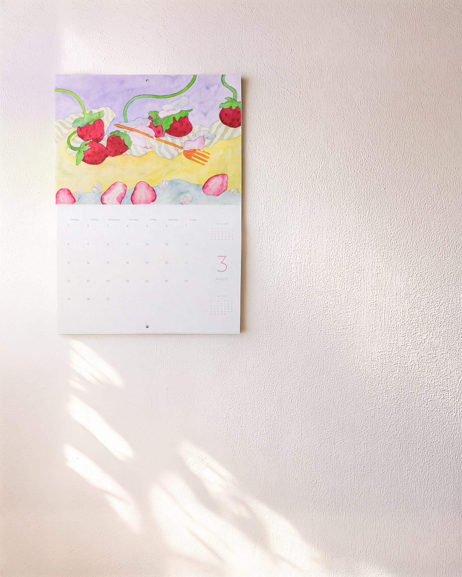Dodolulu 2027 A4 Monthly Wall Calendar — gallery