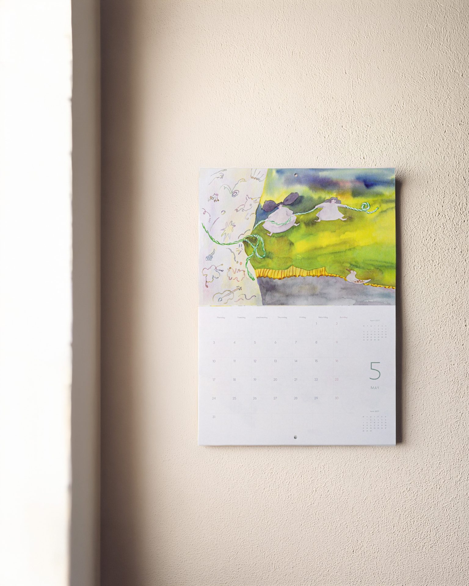 Dodolulu 2027 A4 Monthly Wall Calendar — gallery