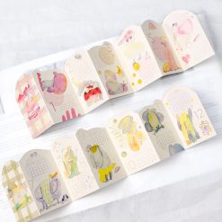 Dodolulu 2027 Mini Concertina Monthly Calendar