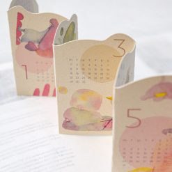 Dodolulu 2027 Mini Concertina Monthly Calendar — gallery