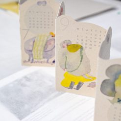 Dodolulu 2027 Mini Concertina Monthly Calendar — gallery