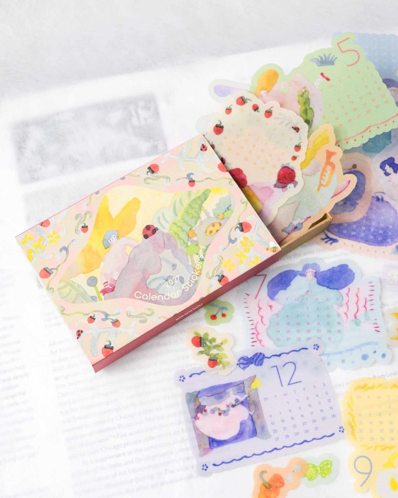 Dodolulu 2027 Monthly Calendar Stickers — gallery