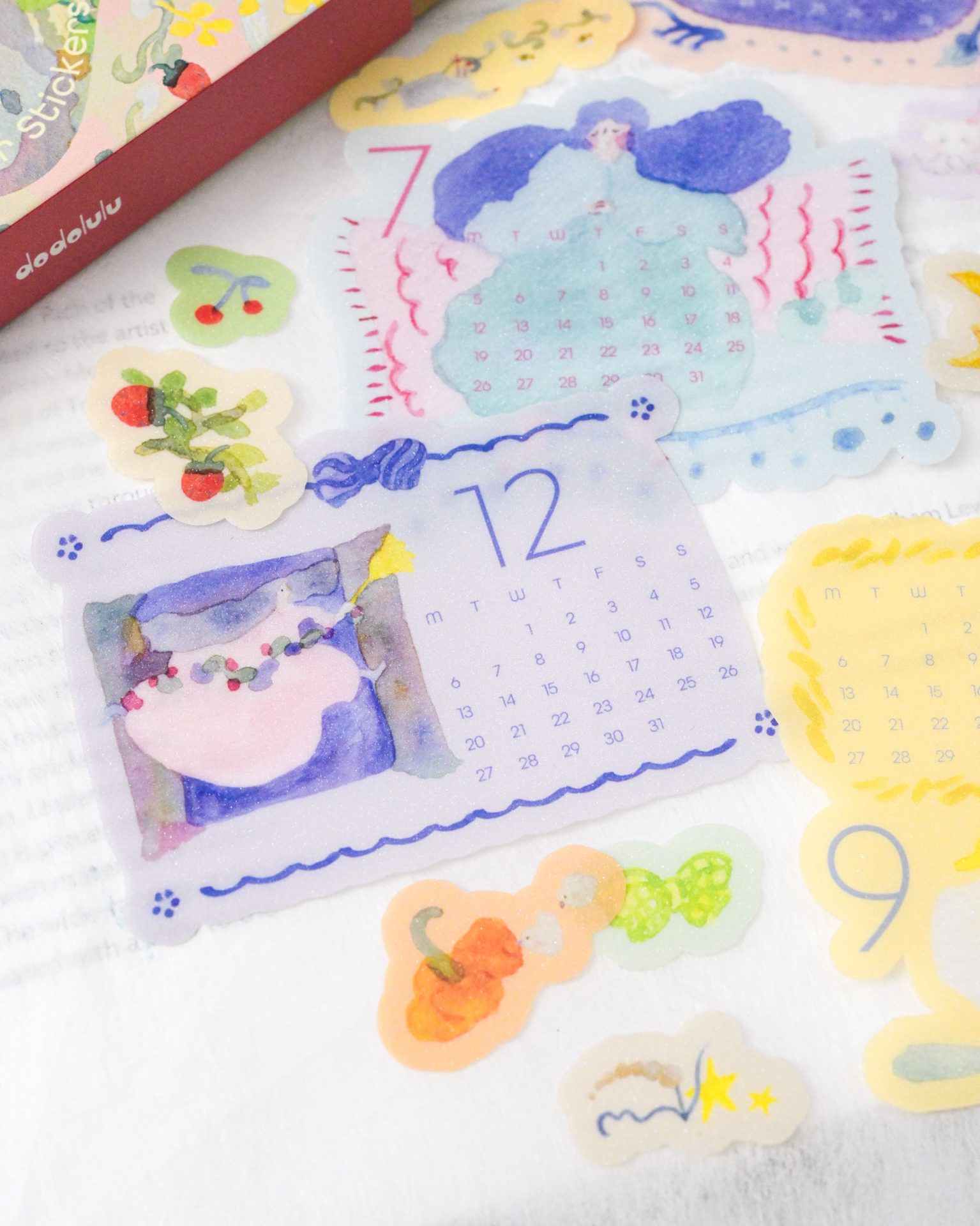 Dodolulu 2027 Monthly Calendar Stickers — gallery