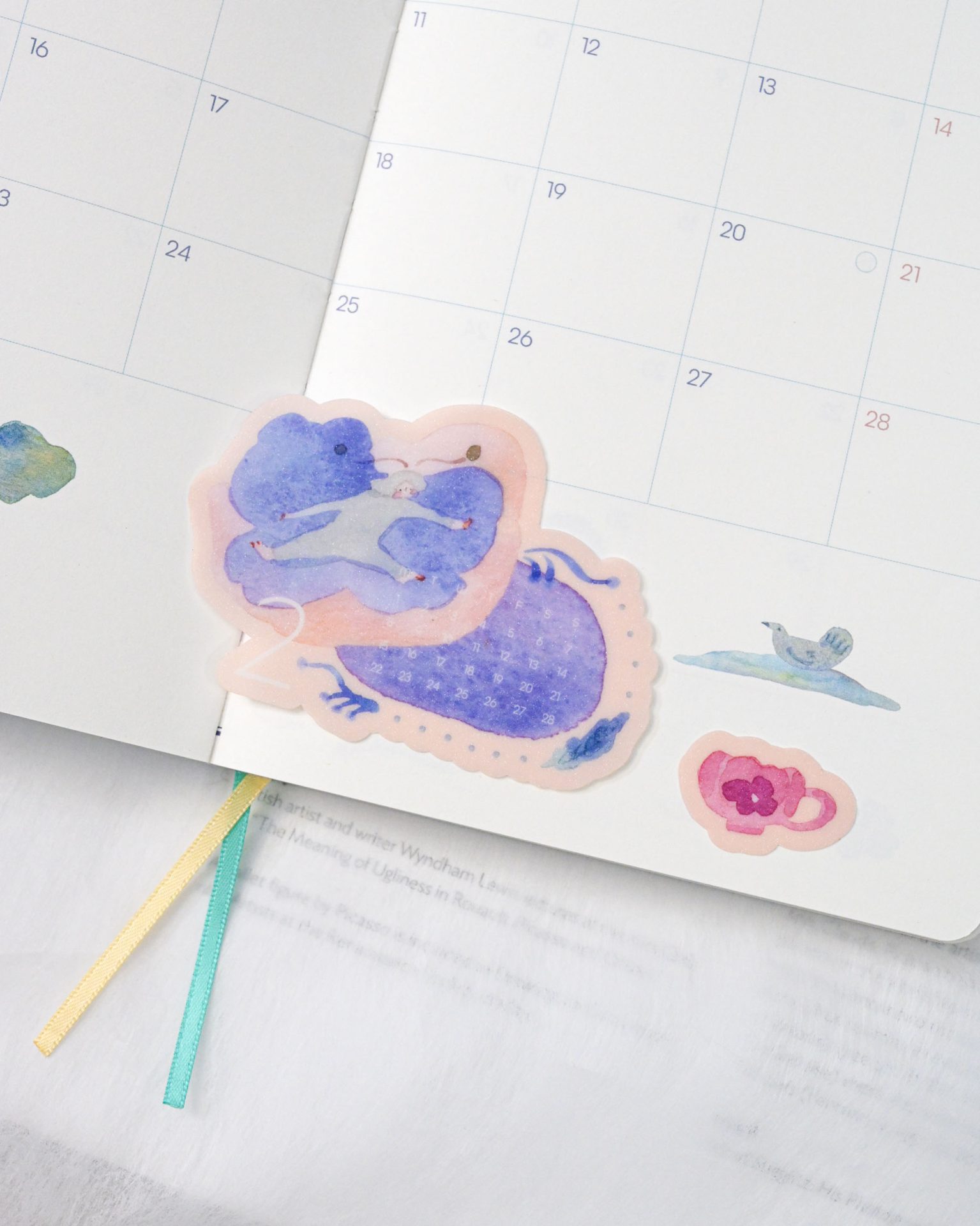 Dodolulu 2027 Monthly Calendar Stickers — gallery