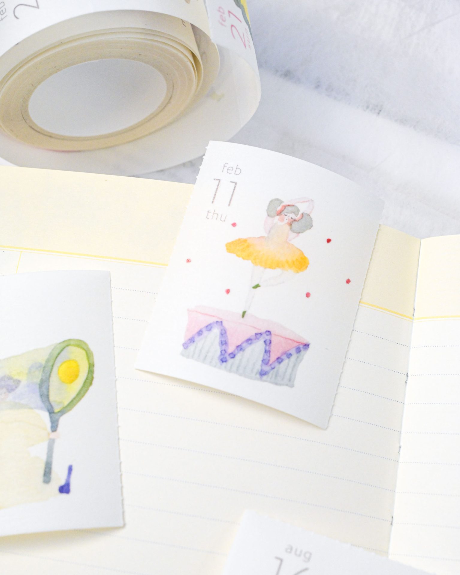 Dodolulu 2027 Washi Tape Calendar – 365 Daily Stickers — gallery