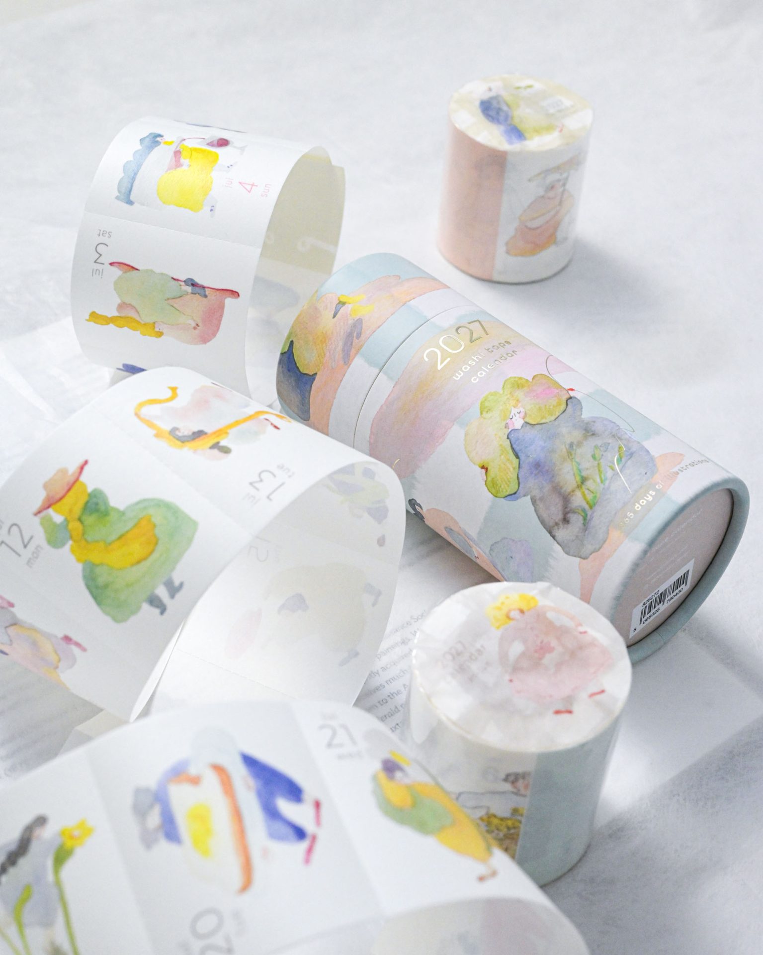 Dodolulu 2027 Washi Tape Calendar – 365 Daily Stickers — gallery