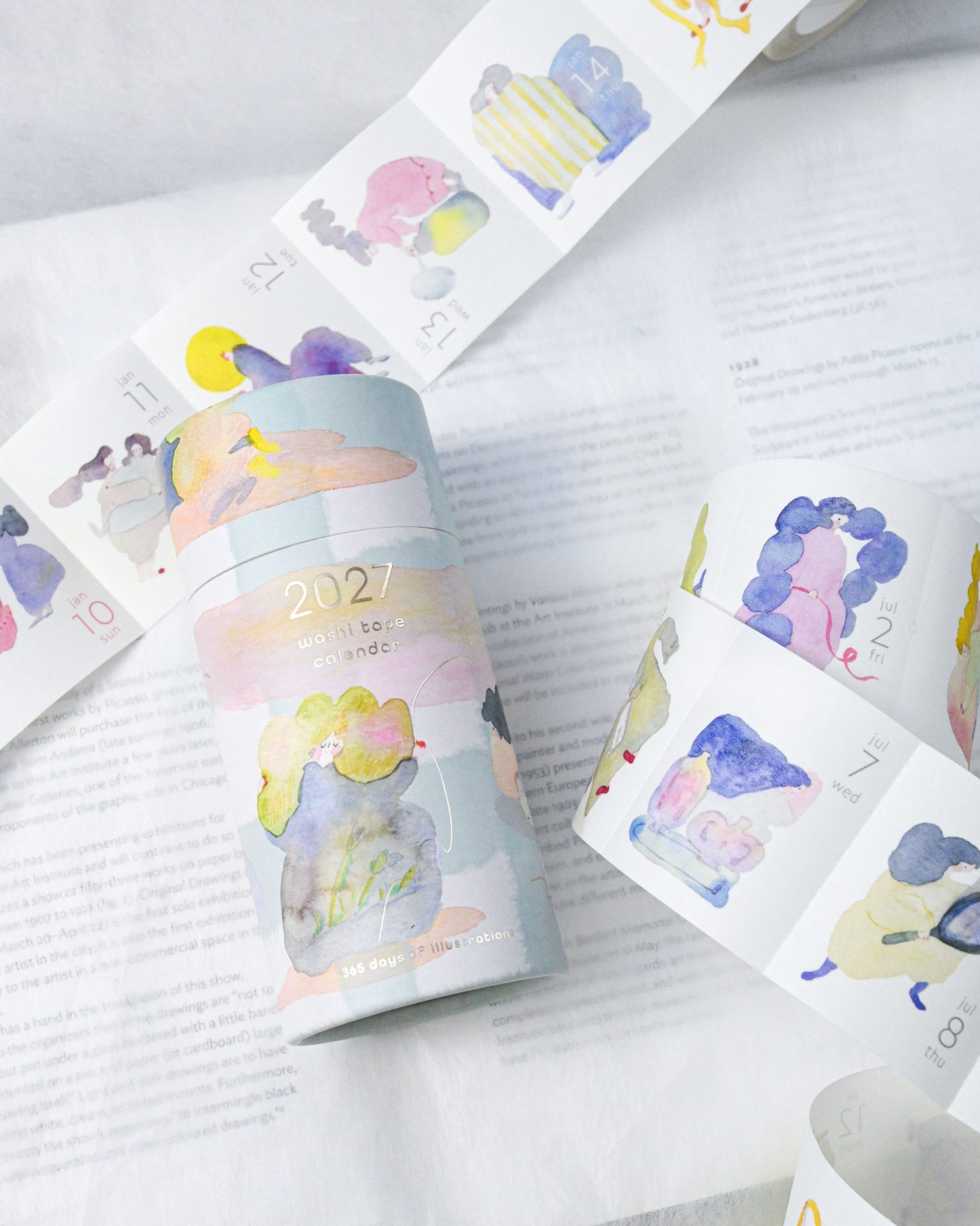 Dodolulu 2027 Washi Tape Calendar – 365 Daily Stickers — gallery