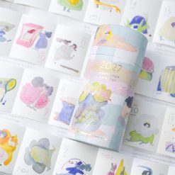Dodolulu 2027 Washi Tape Calendar – 365 Daily Stickers — gallery