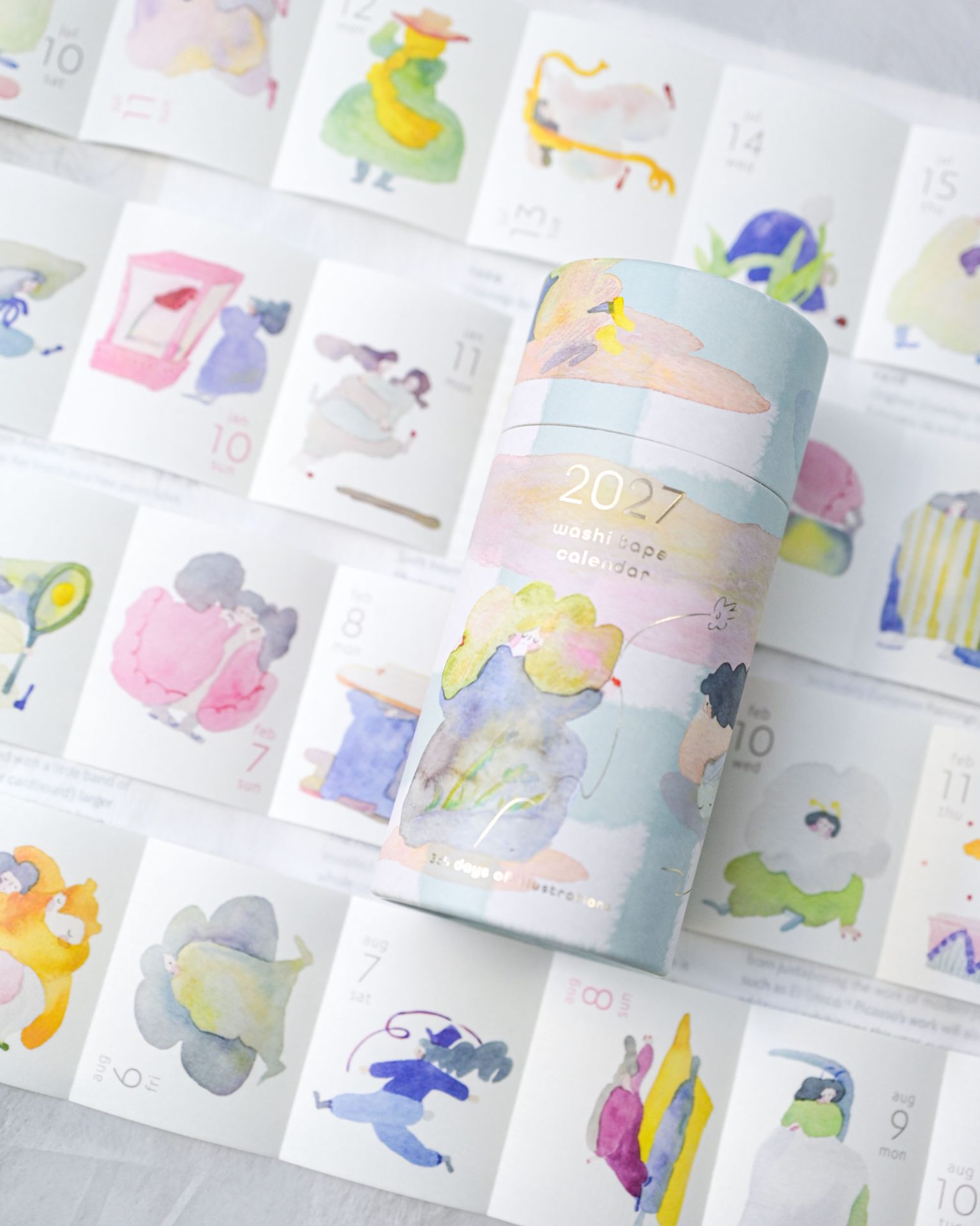 Dodolulu 2027 Washi Tape Calendar – 365 Daily Stickers — gallery