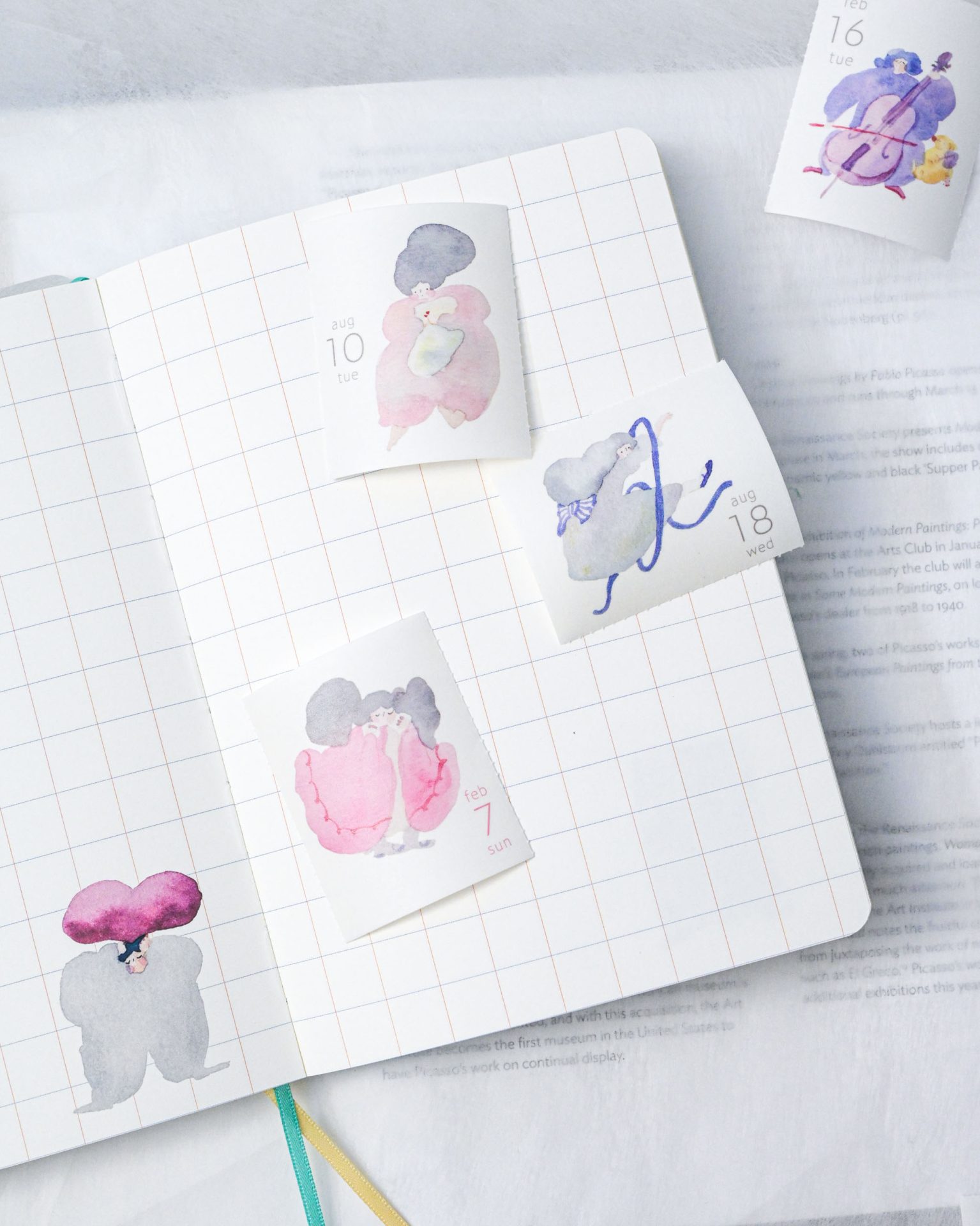 Dodolulu 2027 Washi Tape Calendar – 365 Daily Stickers — gallery