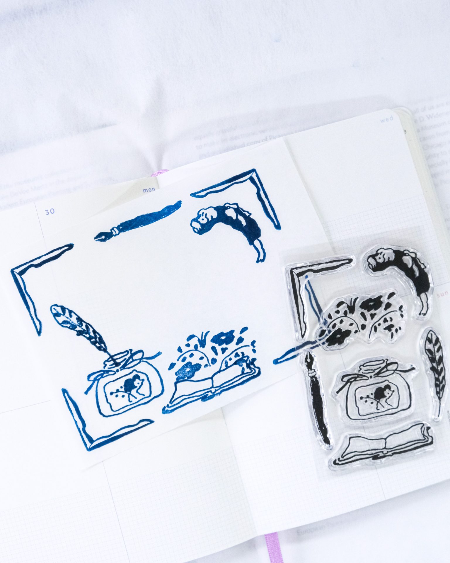 Dodolulu Clear Stamp Set – Ink on Paper — gallery