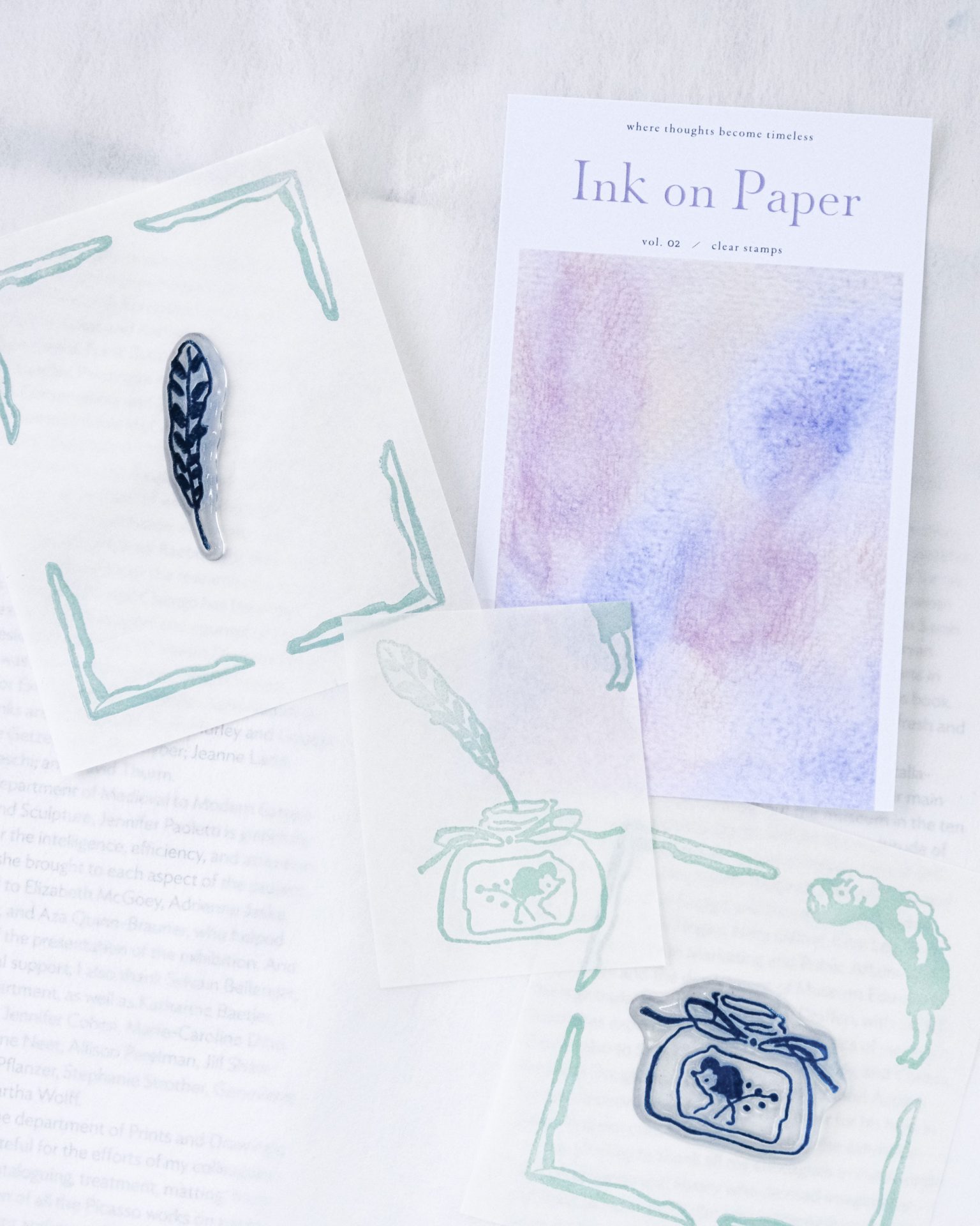 Dodolulu Clear Stamp Set – Ink on Paper — gallery