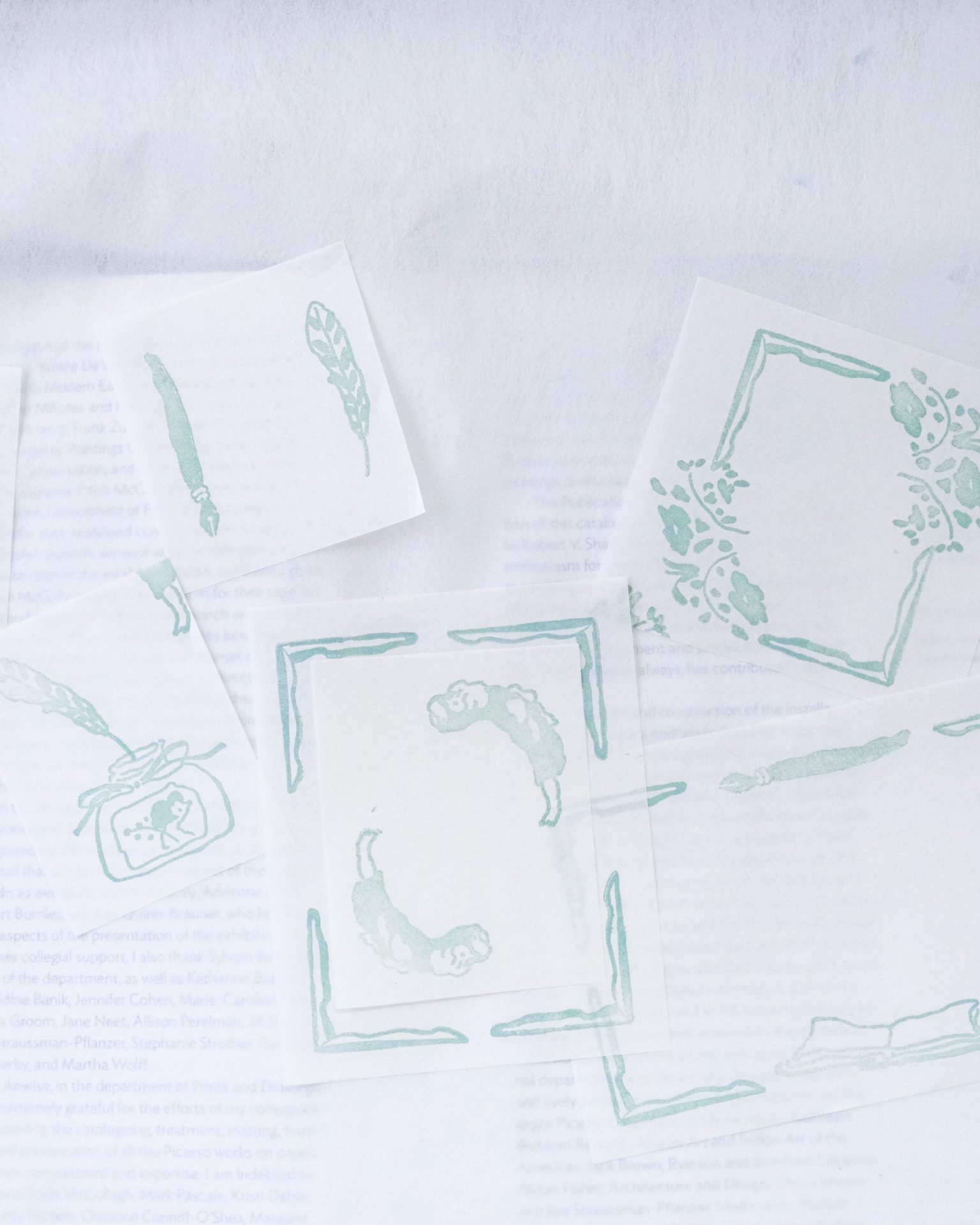 Dodolulu Clear Stamp Set – Ink on Paper — gallery