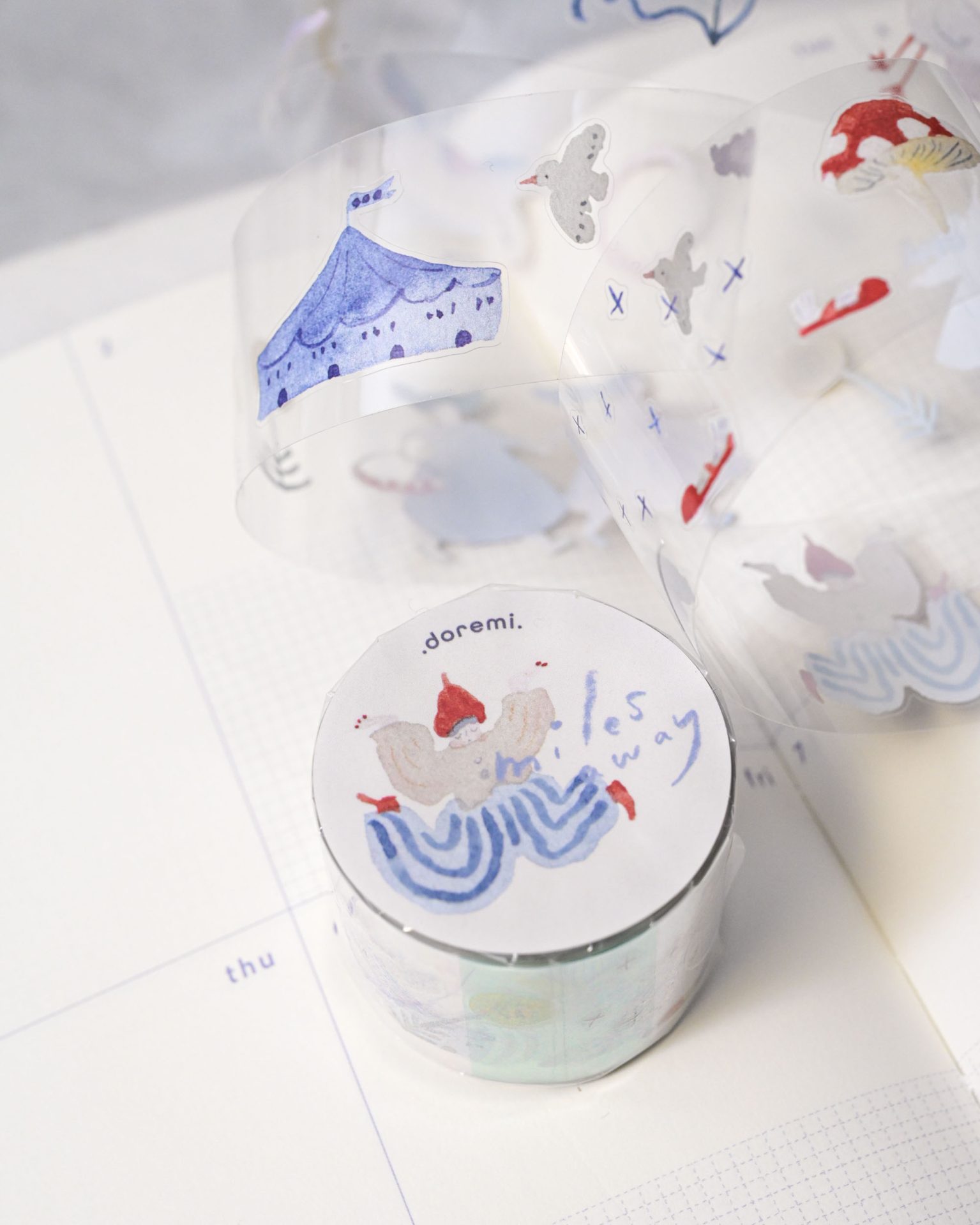 Dodolulu Kiss-cut PET Tape – Miles Away — gallery