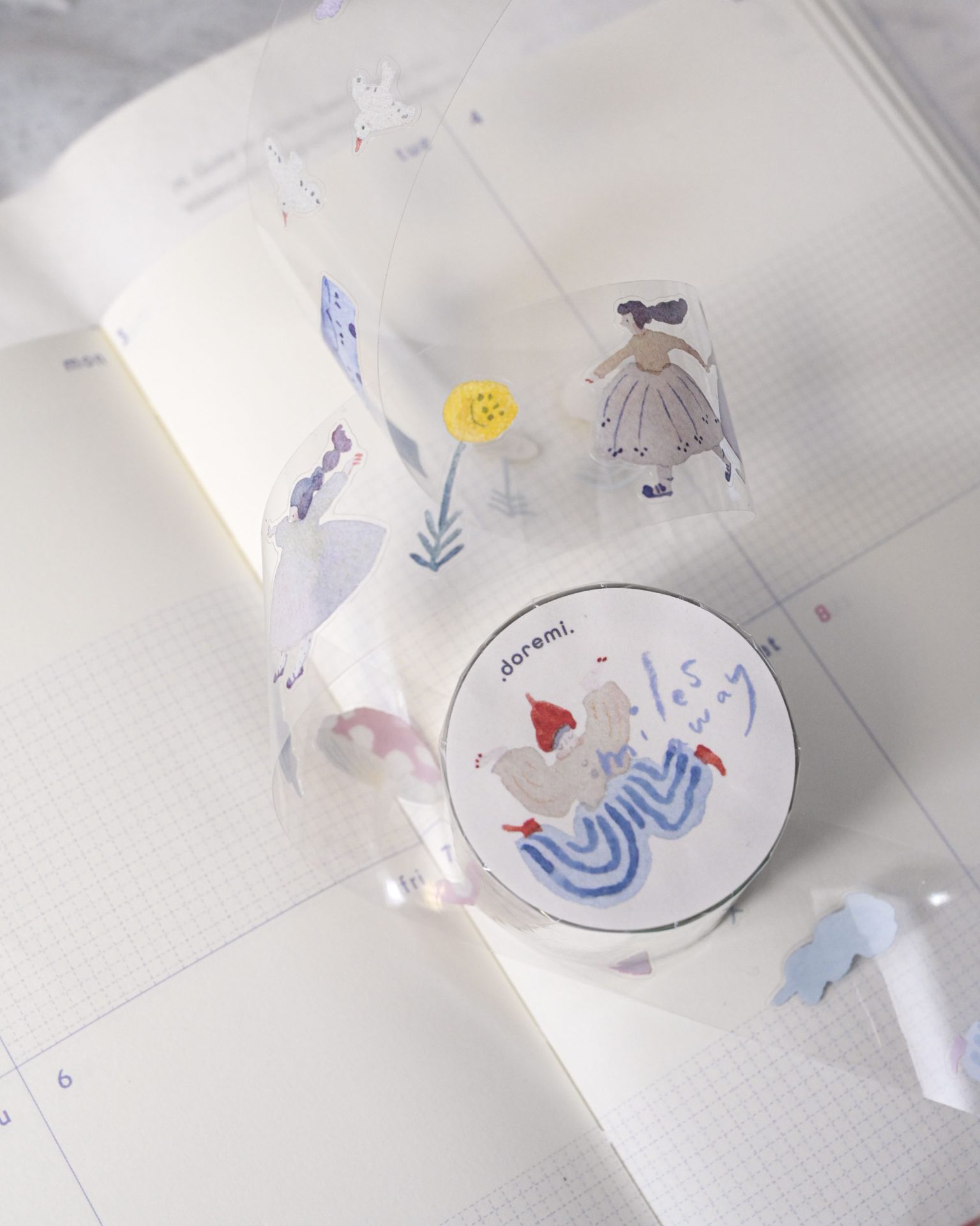 Dodolulu Kiss-cut PET Tape – Miles Away — gallery