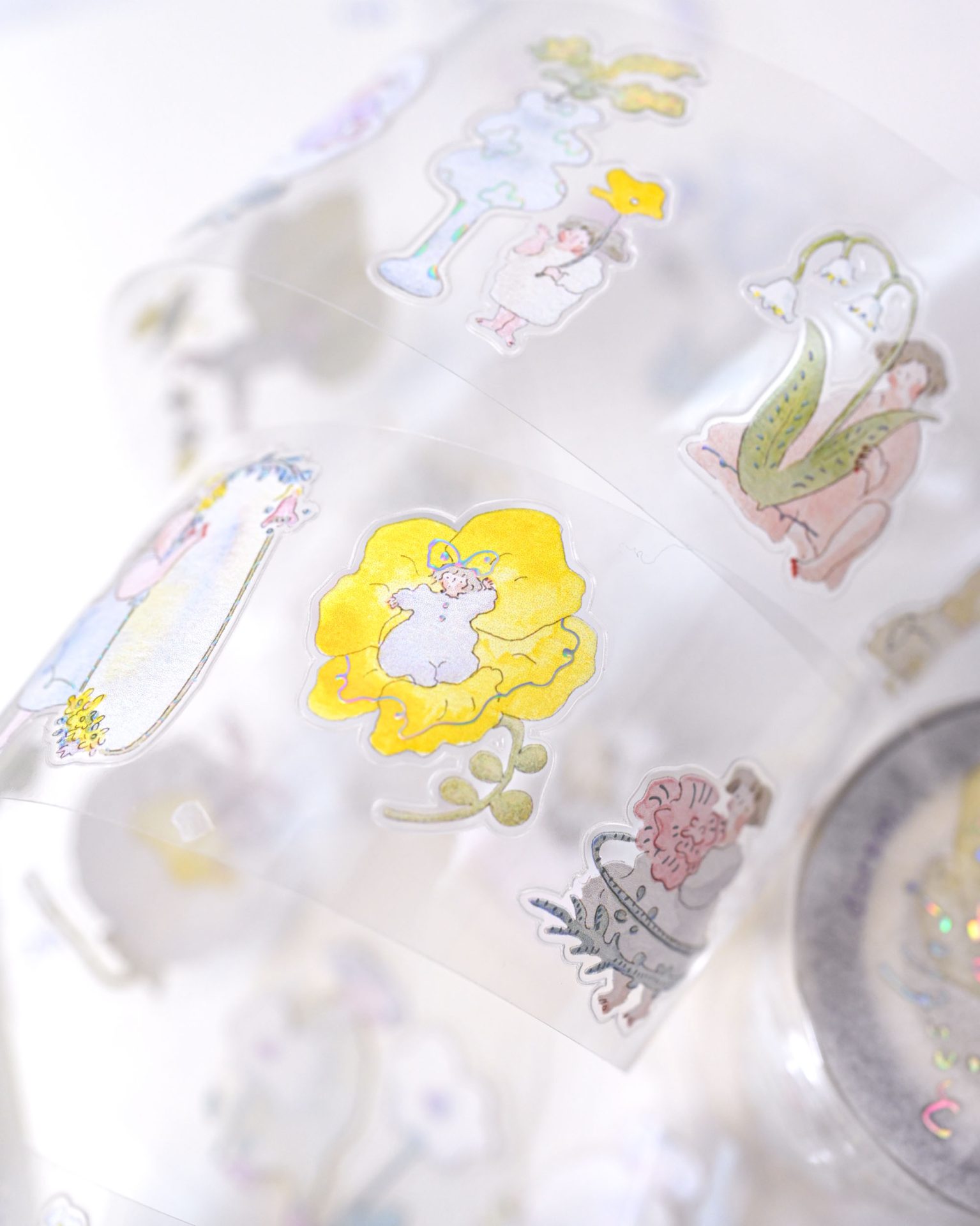 Dodolulu Kiss-cut PET Tape – Nestled in Green — gallery
