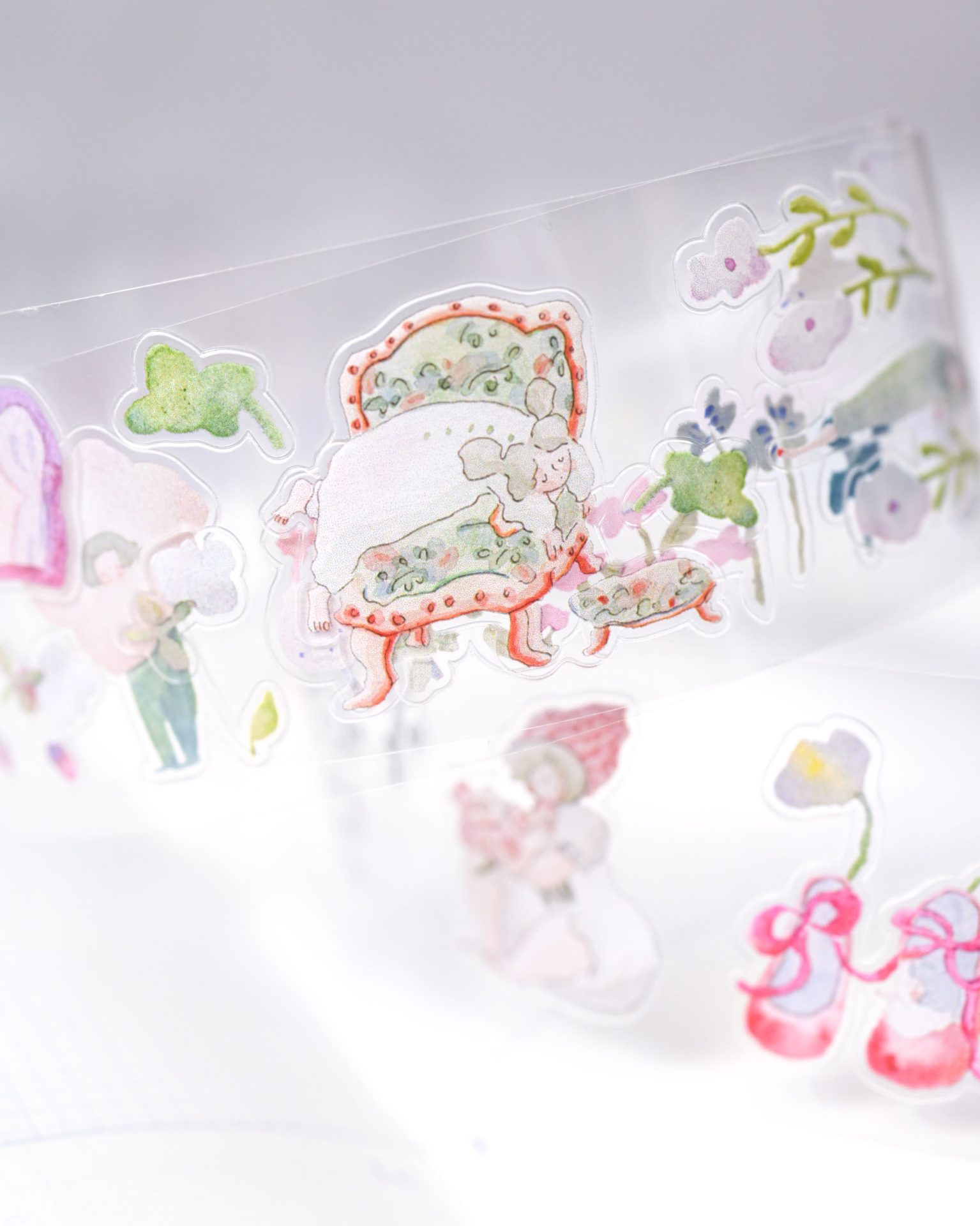Dodolulu Kiss-cut PET Tape – When Birds Sing — gallery