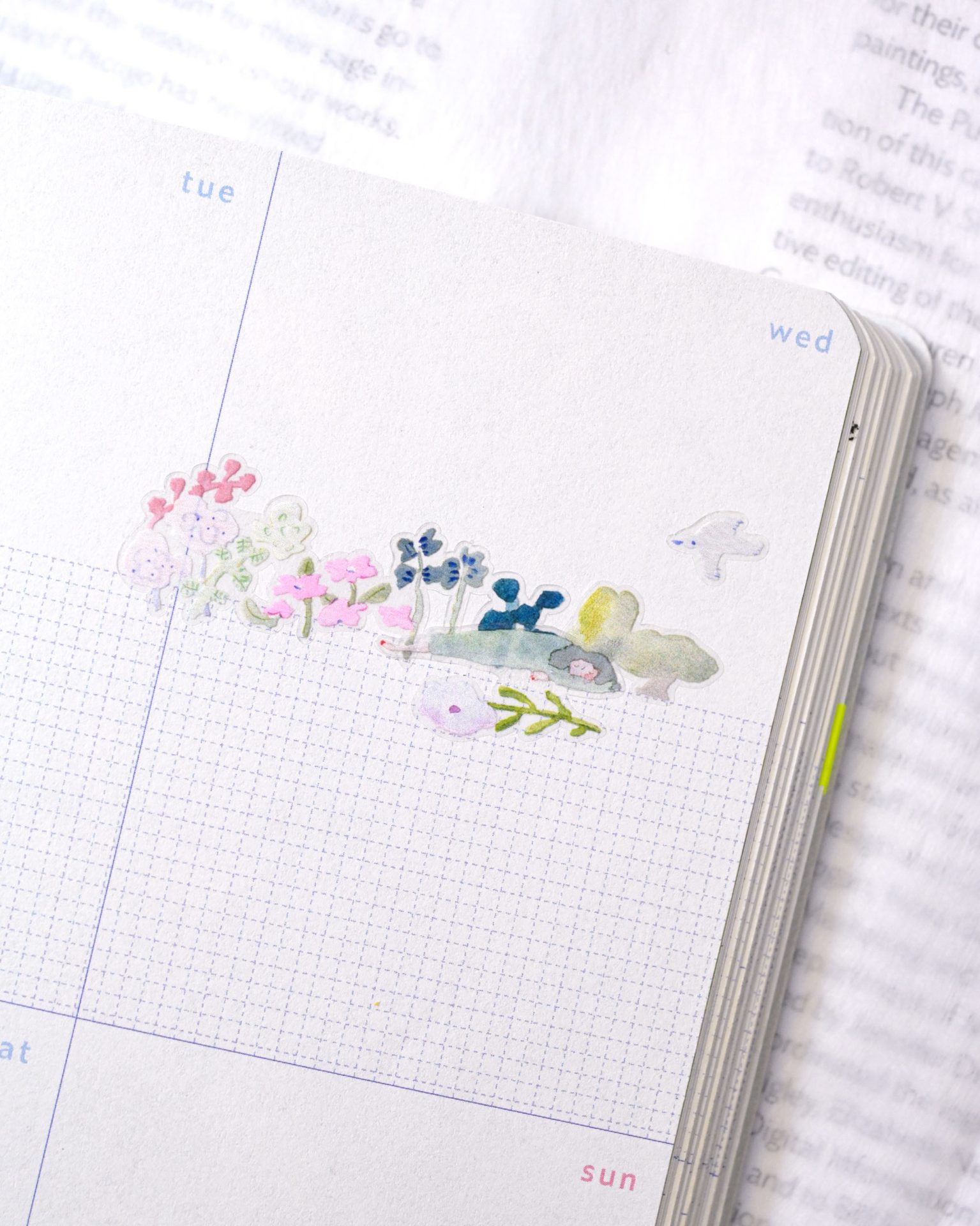 Dodolulu Kiss-cut PET Tape – When Birds Sing — gallery