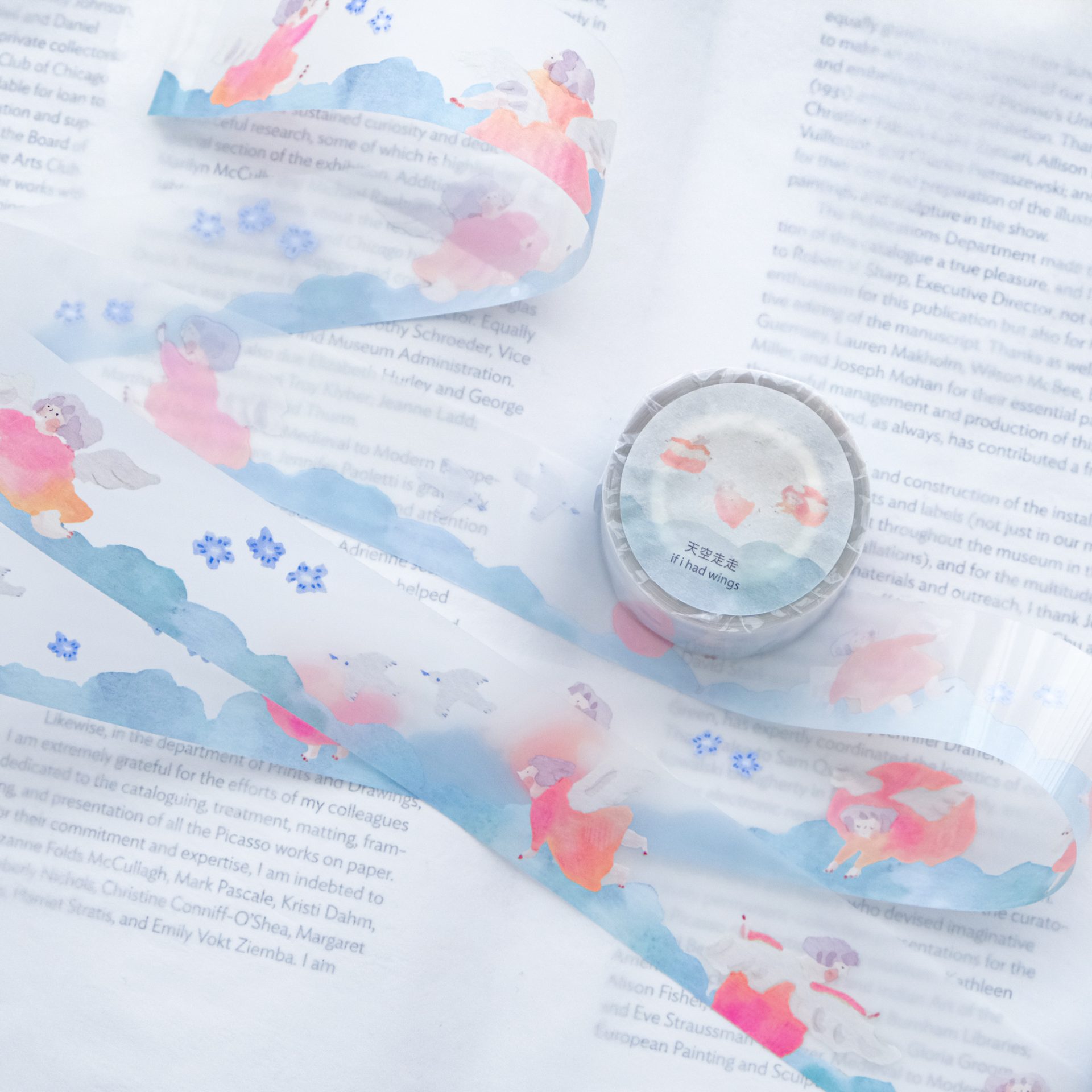 Dodolulu Matte PET Tape – If I had Wings — gallery