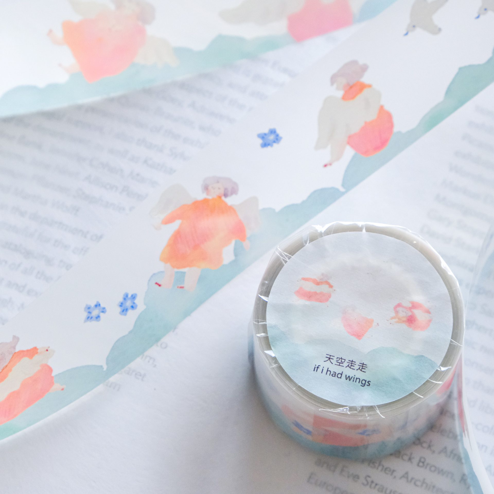 Dodolulu Matte PET Tape – If I had Wings — gallery