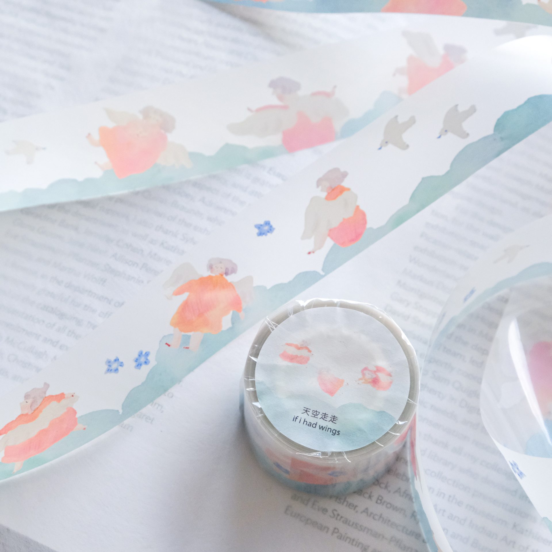 Dodolulu Matte PET Tape – If I had Wings — gallery