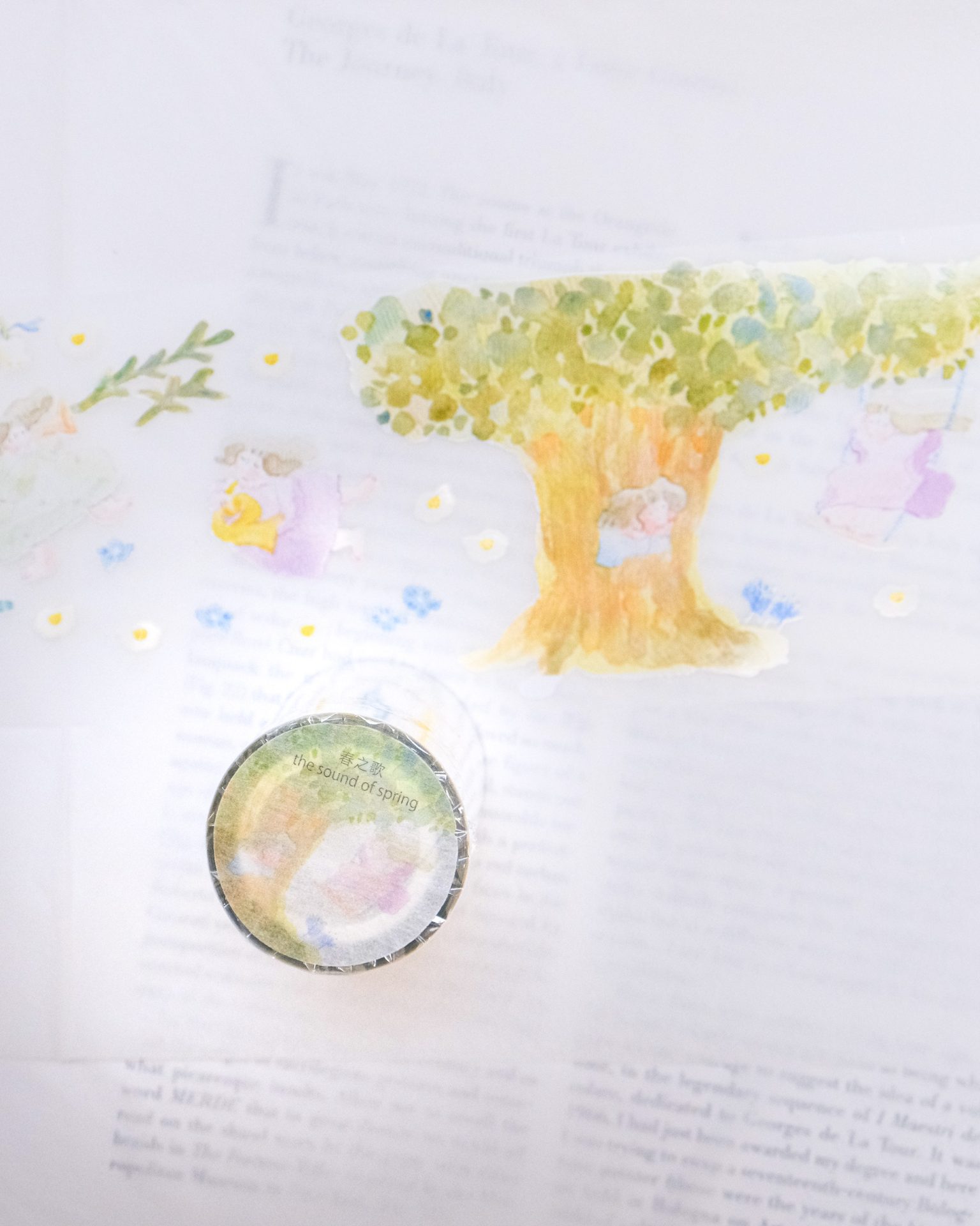 Dodolulu Matte PET Tape – The Sound of Spring