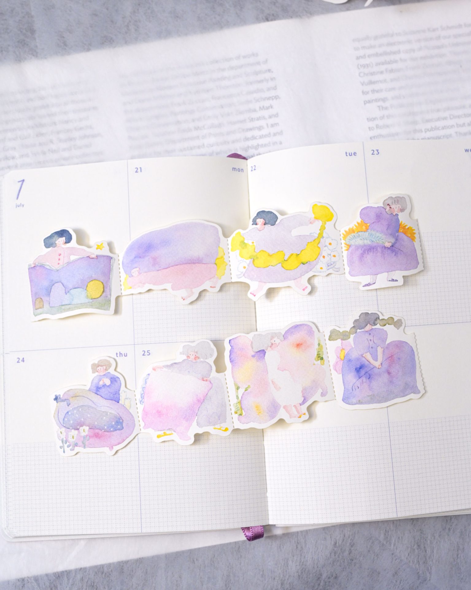 Dodolulu Memo Sticker Roll – Easy Afternoon — gallery