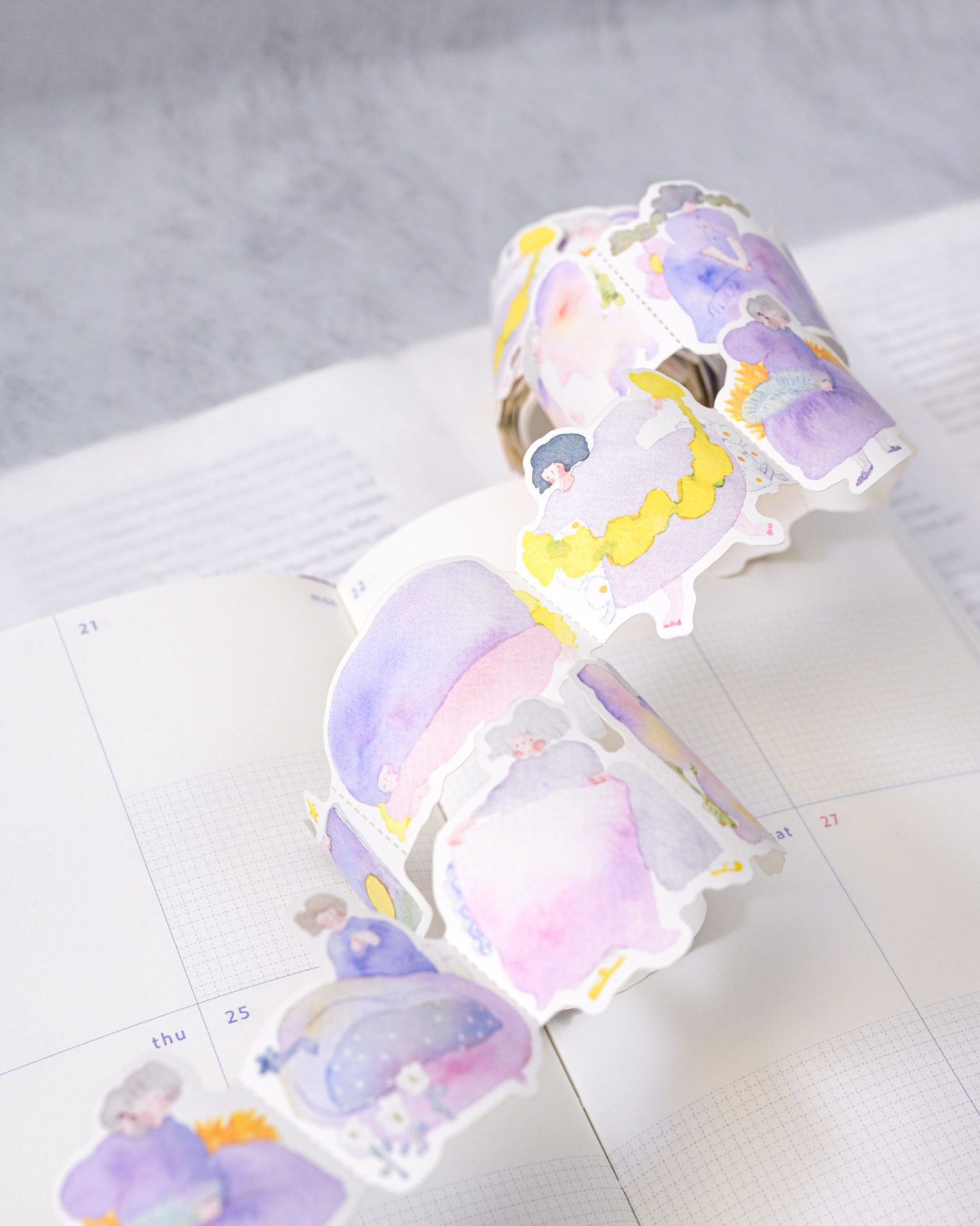 Dodolulu Memo Sticker Roll – Easy Afternoon — gallery