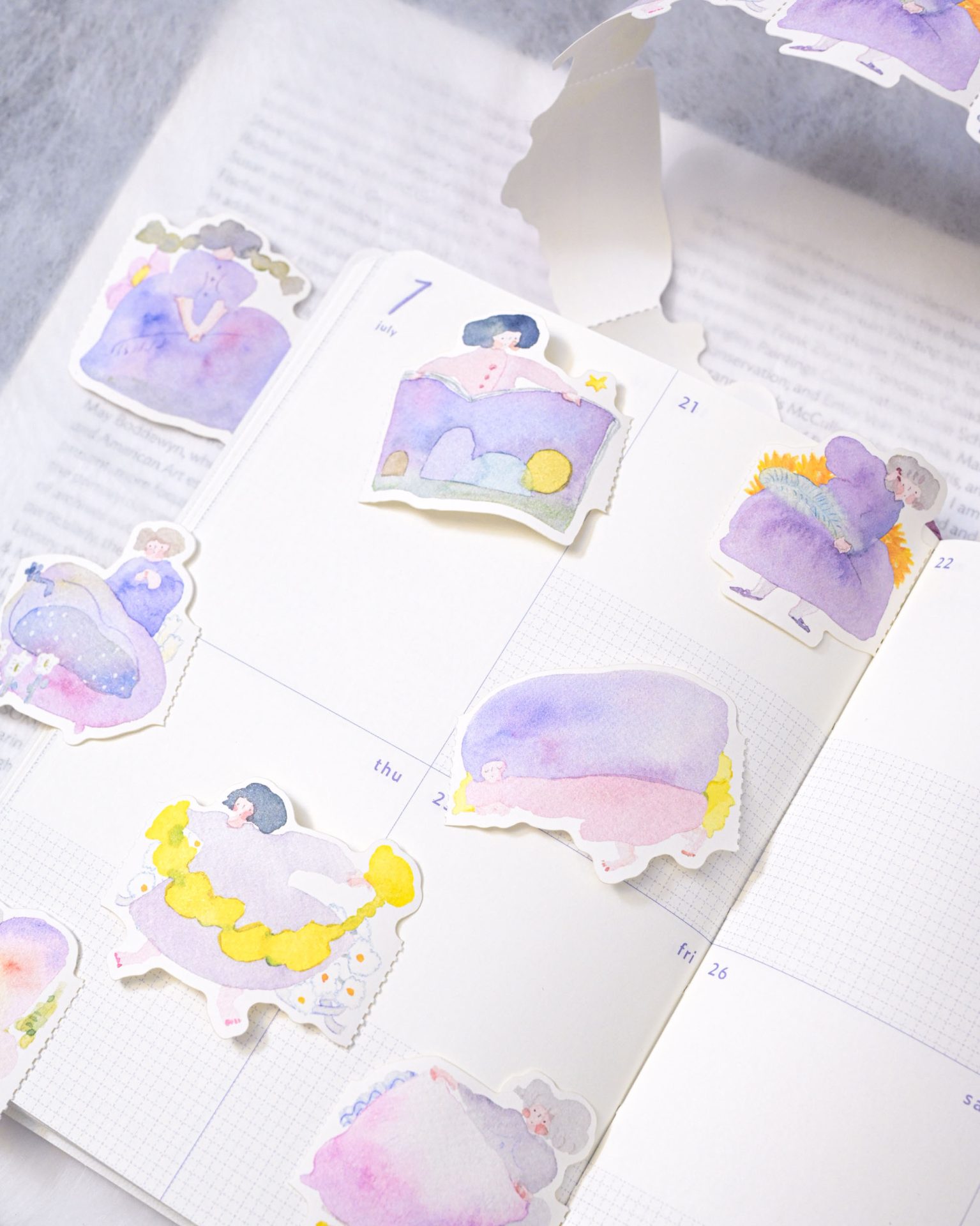 Dodolulu Memo Sticker Roll – Easy Afternoon — gallery