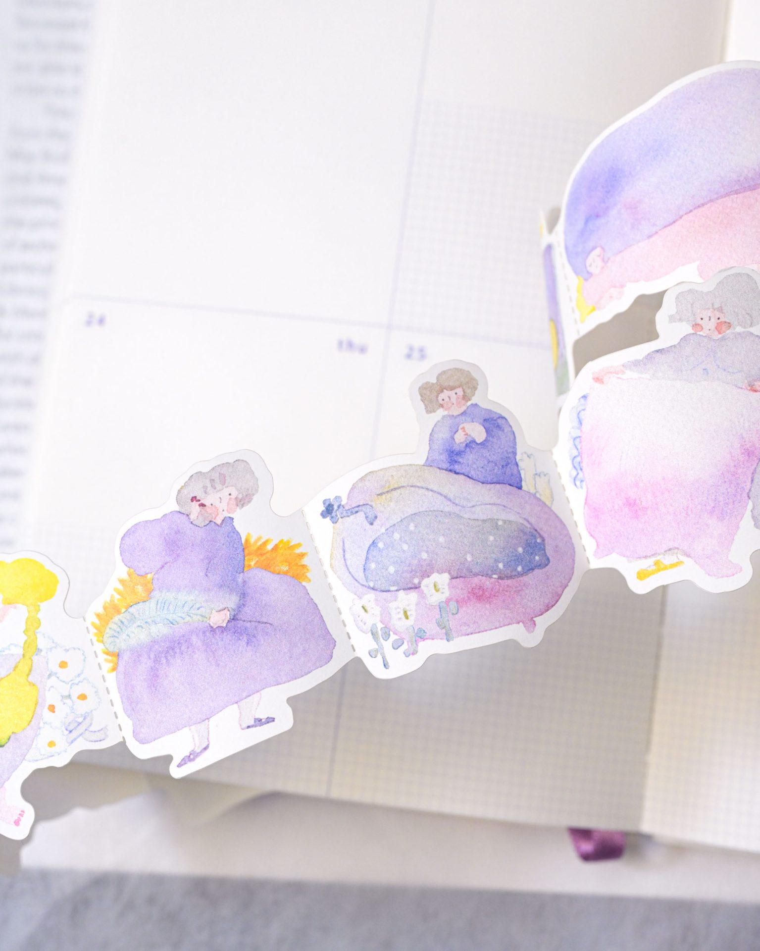 Dodolulu Memo Sticker Roll – Easy Afternoon — gallery