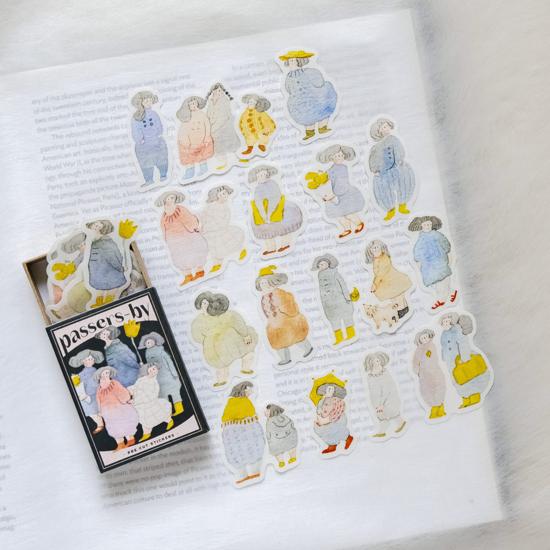 Dodolulu Sticker Flakes – Matchbox 02 Passers-by — gallery