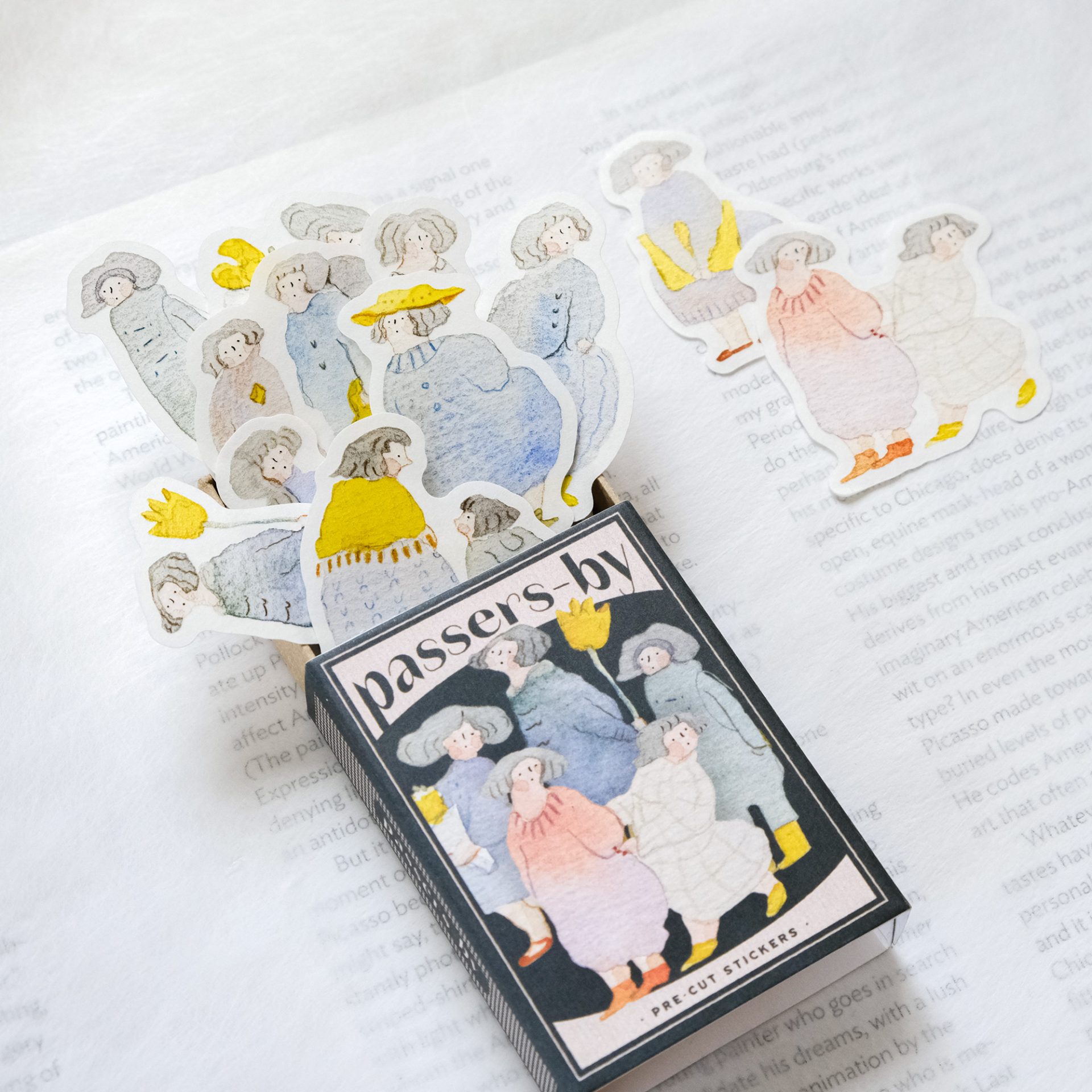 Dodolulu Sticker Flakes – Matchbox 02 Passers-by — gallery