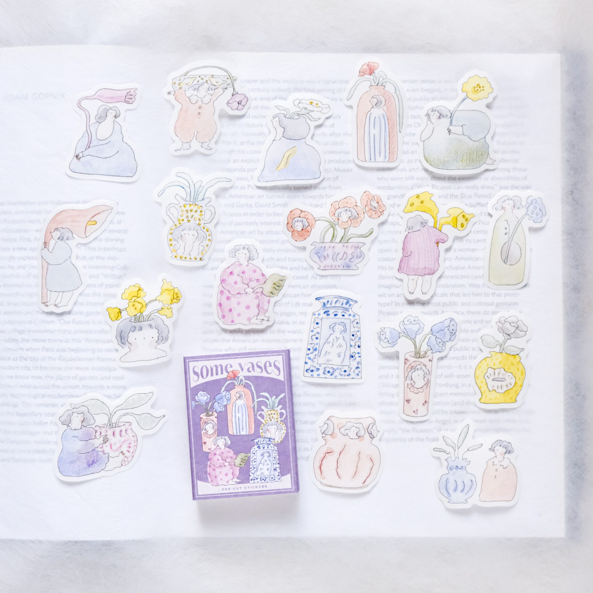 Dodolulu Sticker Flakes – Matchbox 05 Some Vases