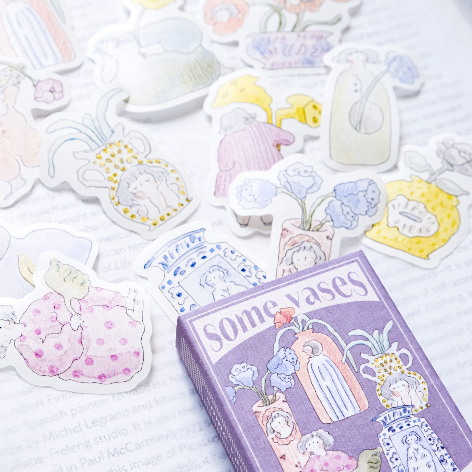 Dodolulu Sticker Flakes – Matchbox 05 Some Vases — gallery