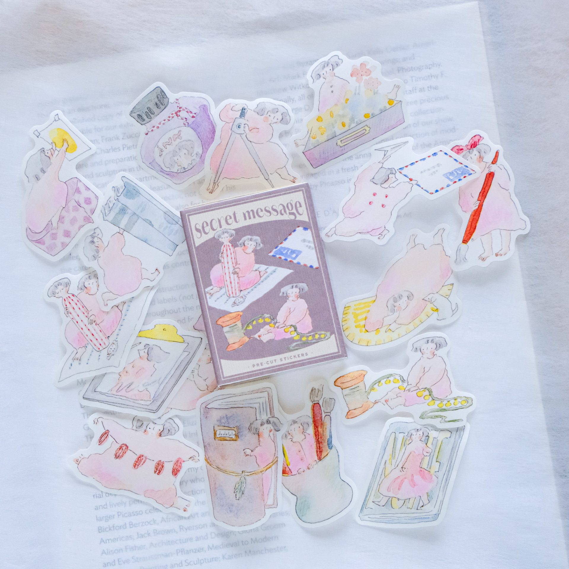 Dodolulu Sticker Flakes – Matchbox 07 Secret Message