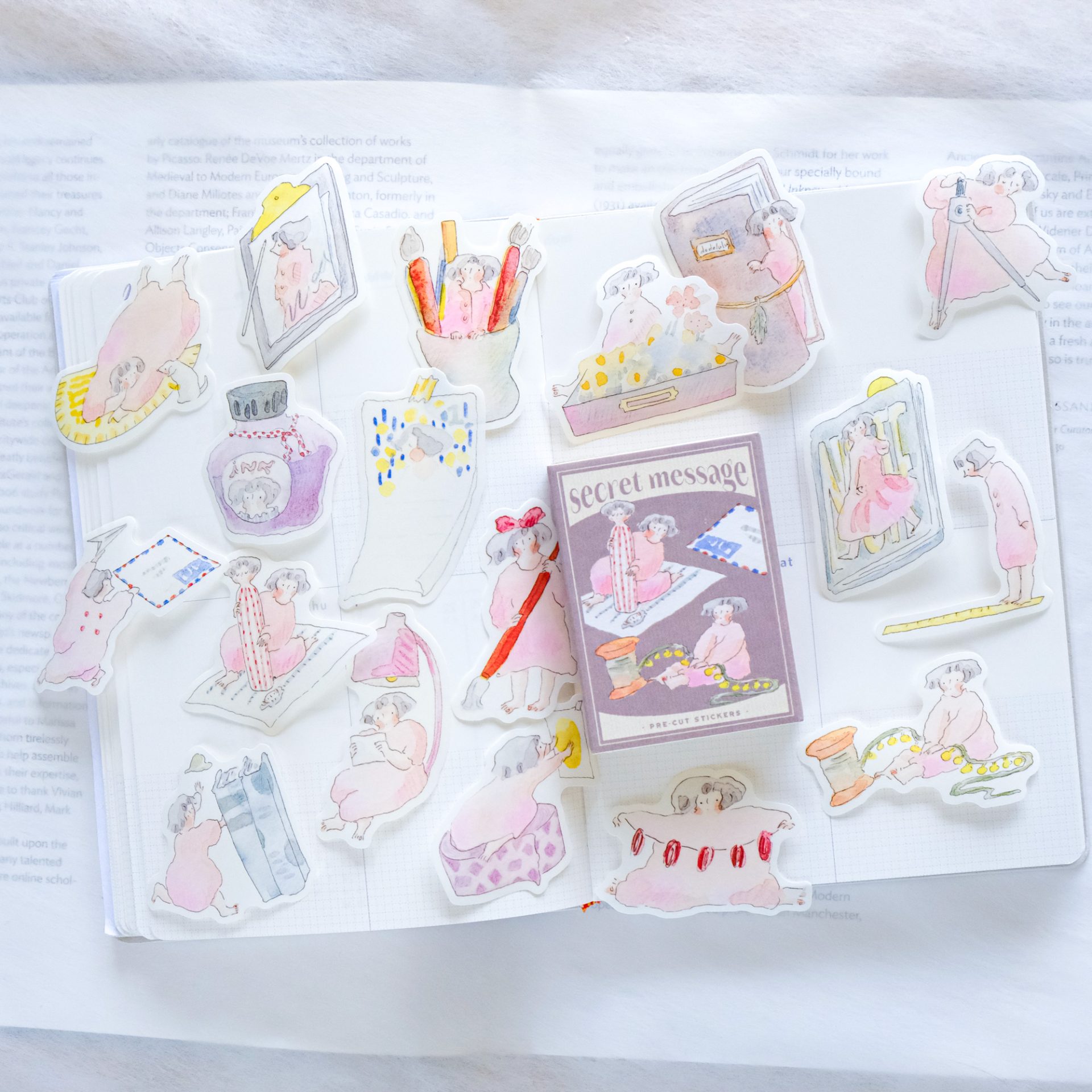 Dodolulu Sticker Flakes – Matchbox 07 Secret Message — gallery